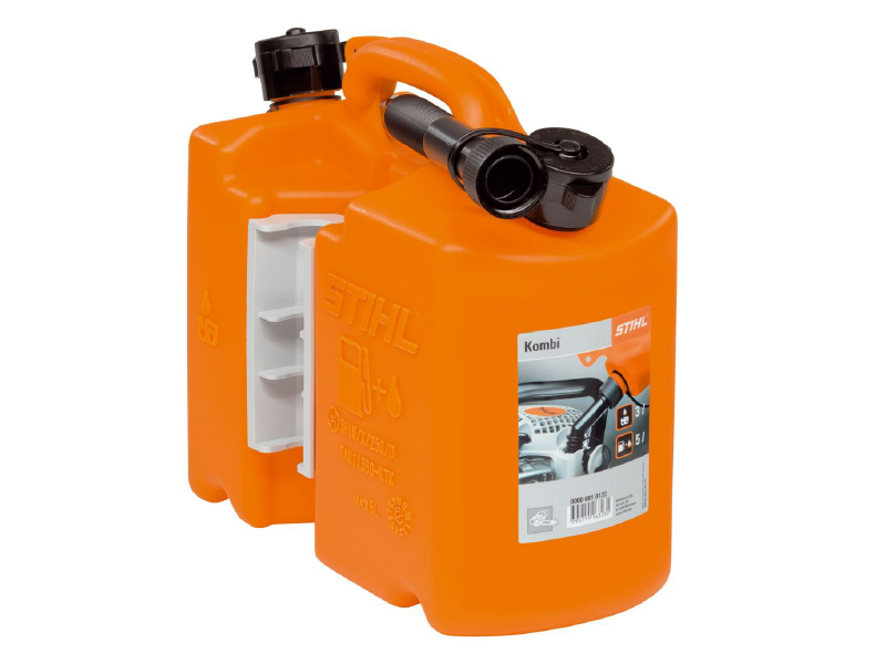 Bidón combinado naranja. Profesional 1 Bidon combinado con tubo de llenado y soporte