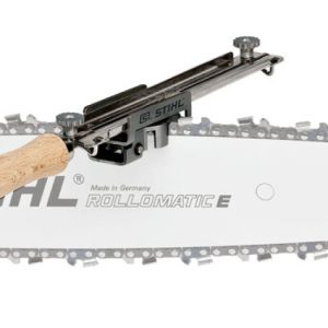 Portalimas, con lima redonda para cadenas