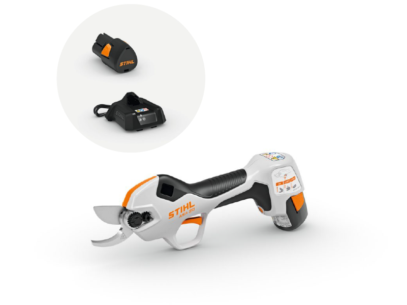 Tijera de podar a batería ASA 20, con batería y cargador 1 Tijeras de podar de batería ASA 20 con batería AS 2 y cargador AL 1