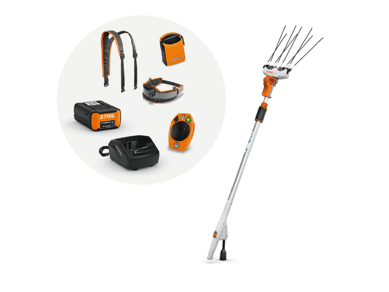 Vareador de batería SPA 140, con batería y cargador 1 Vareador SPA 140 con batería y cargador